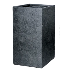 Plantenbak Arizona Cubihi - L40 X B40 X H80cm - Donkergrijs