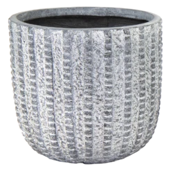 Bloempot Arkansas Egg Washed - D55 X H51cm - Lichtgrijs