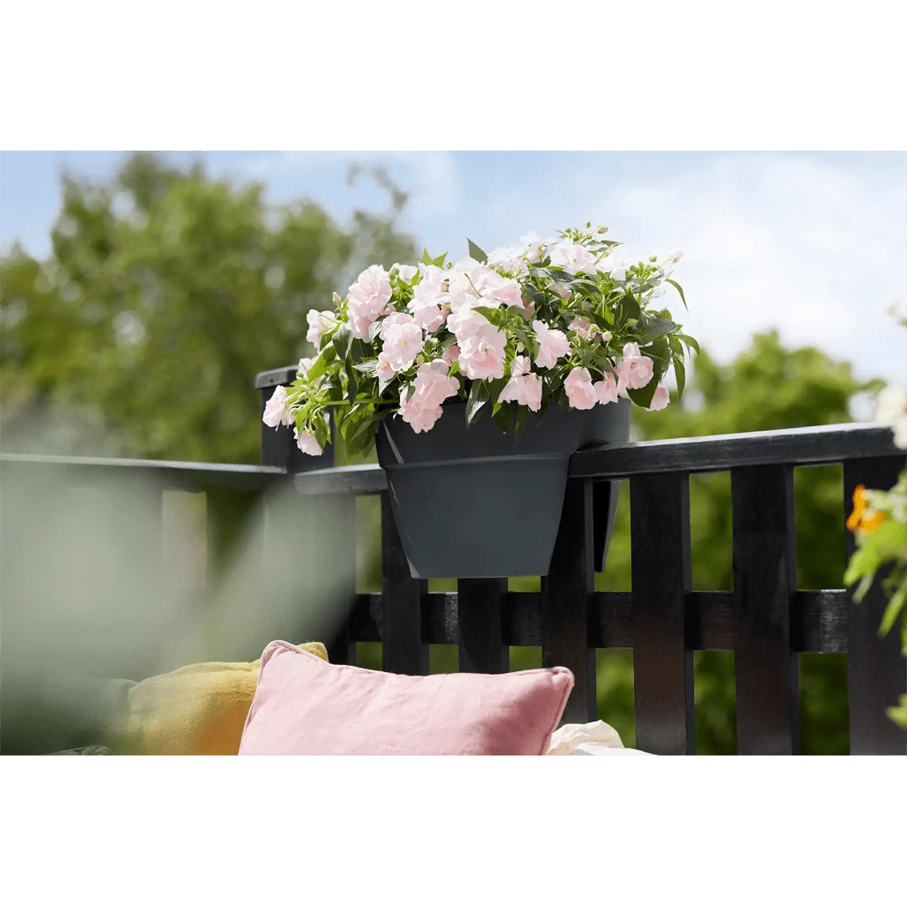 Elho Balkonbak Vibia Campana Bridge 40cm - Antraciet 7 Elho Balkonbak Vibia Campana Bridge 40cm - Antraciet - Afbeelding 5