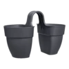 Elho Balkonbak Vibia Campana Twin 21cm - Antraciet 1 Elho Balkonbak Vibia Campana Twin 21cm - Antraciet -Groen Verkoop balkonbak vibia campana twin 21cm antraciet balkonbak antraciet 1 1