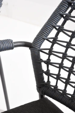 Barista Dining Stoel - Blauw - Incl. Kussen -Groen Verkoop barista dining stoel blauw incl kussen 5 3