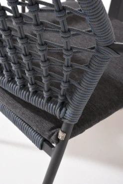 Barista Dining Stoel - Blauw - Incl. Kussen -Groen Verkoop barista dining stoel blauw incl kussen 6 3