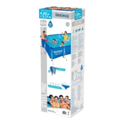 Bestway Frame Zwembad - Steel Pro - 400x211x81cm -Groen Verkoop bestway frame zwembad steel pro 400x211x81cm 6 1