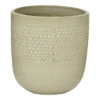Bloempot Collin - D33 X H34cm - Creme -Groen Verkoop bloempot collin creme bloempot 1