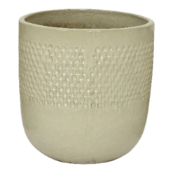 Bloempot Collin - D33 X H34cm - Creme
