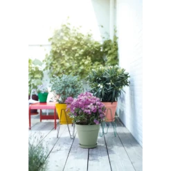 Bloempot Elho Loft Urban Rond 40cm - Pistache Groen -Groen Verkoop bloempot elho loft urban rond pistache groen bloempot pistache groen 5 1 1