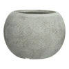 Bloempot Ella - D36 X H27,5cm - Lichtgrijs -Groen Verkoop bloempot ella d36 x h27 5cm lichtgrijs bloempot 1
