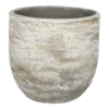 Bloempot Miami - D27 X H25cm - Grijs 1 Bloempot Miami - D27 X H25cm - Grijs -Groen Verkoop bloempot miami d27xh25cm grijs bloempot 1