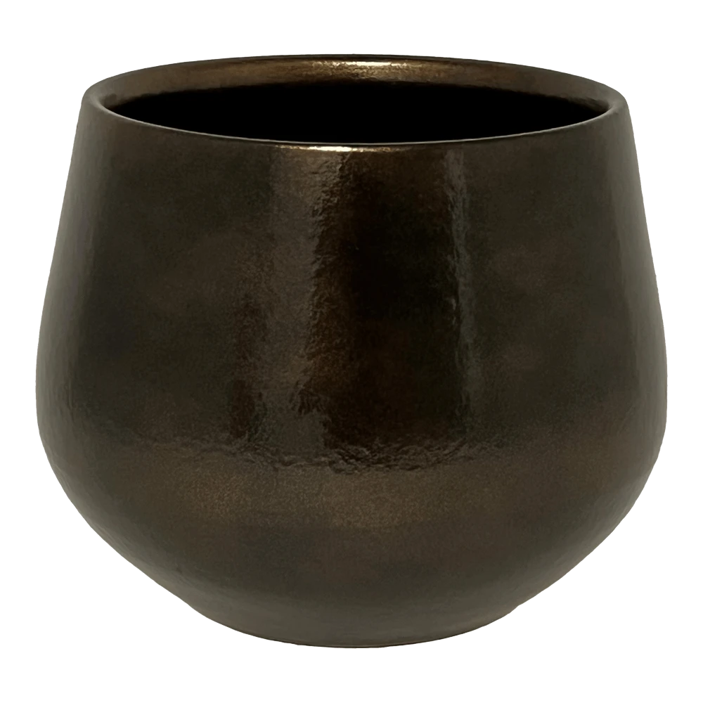 Bloempot Petra - D39 X H35cm - Koper 3 Bloempot Petra - D39 X H35cm - Koper