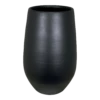 Bloempot Petra Hoog - D23 X H35cm - Mat Zwart 1 Bloempot Petra Hoog - D23 X H35cm - Mat Zwart -Groen Verkoop bloempot petra hoog d23xh35cm mat zwart bloempot 1