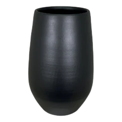 Bloempot Petra Hoog - D23 X H35cm - Mat Zwart