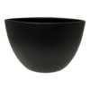 Bloempot Petra Ovaal - L33 X B17 X H24cm - Mat Zwart 2 Bloempot Petra Ovaal - L33 X B17 X H24cm - Mat Zwart -Groen Verkoop bloempot petra ovaal l33xb17xh24cm mat zwart bloempot 1