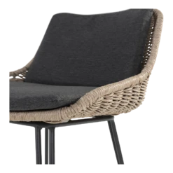 Bohemian Bar Stoel - Naturel - Incl. Kussen -Groen Verkoop bohemian bar stoel naturel incl kussen 4 1