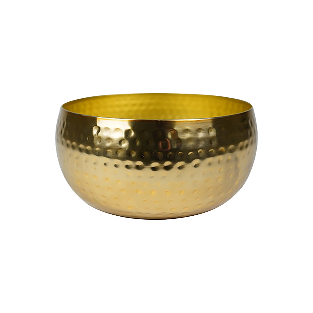 Plantenschaal Kody - D24 X H11cm - Goud 3 Plantenschaal Kody - D24 X H11cm - Goud