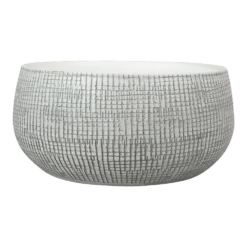 Plantenschaal Ryan - D28 X H13cm - White Black