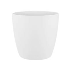 Bloempot Elho Brussels Rond 25cm - Wit