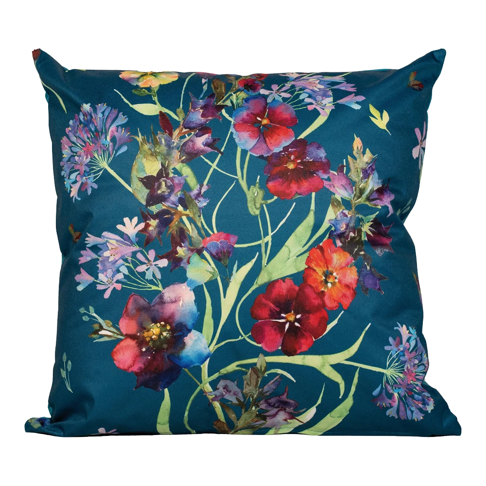 Buitenkussen Bloemen 45x45cm - Tuinkussen 3 Buitenkussen Bloemen 45x45cm - Tuinkussen