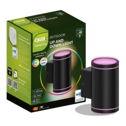 Calex Smart Outdoor Wandlamp Up & Down Light RGB CCT - 2x4W 2x380lm