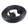 Calex Verlengkabel - Zwart - IP44 - 15m