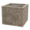 Plantenbak Colorado Cubi - L44 X B44 X H38cm - Grijs -Groen Verkoop colorado cubi grey w44h38 plantenbak 1