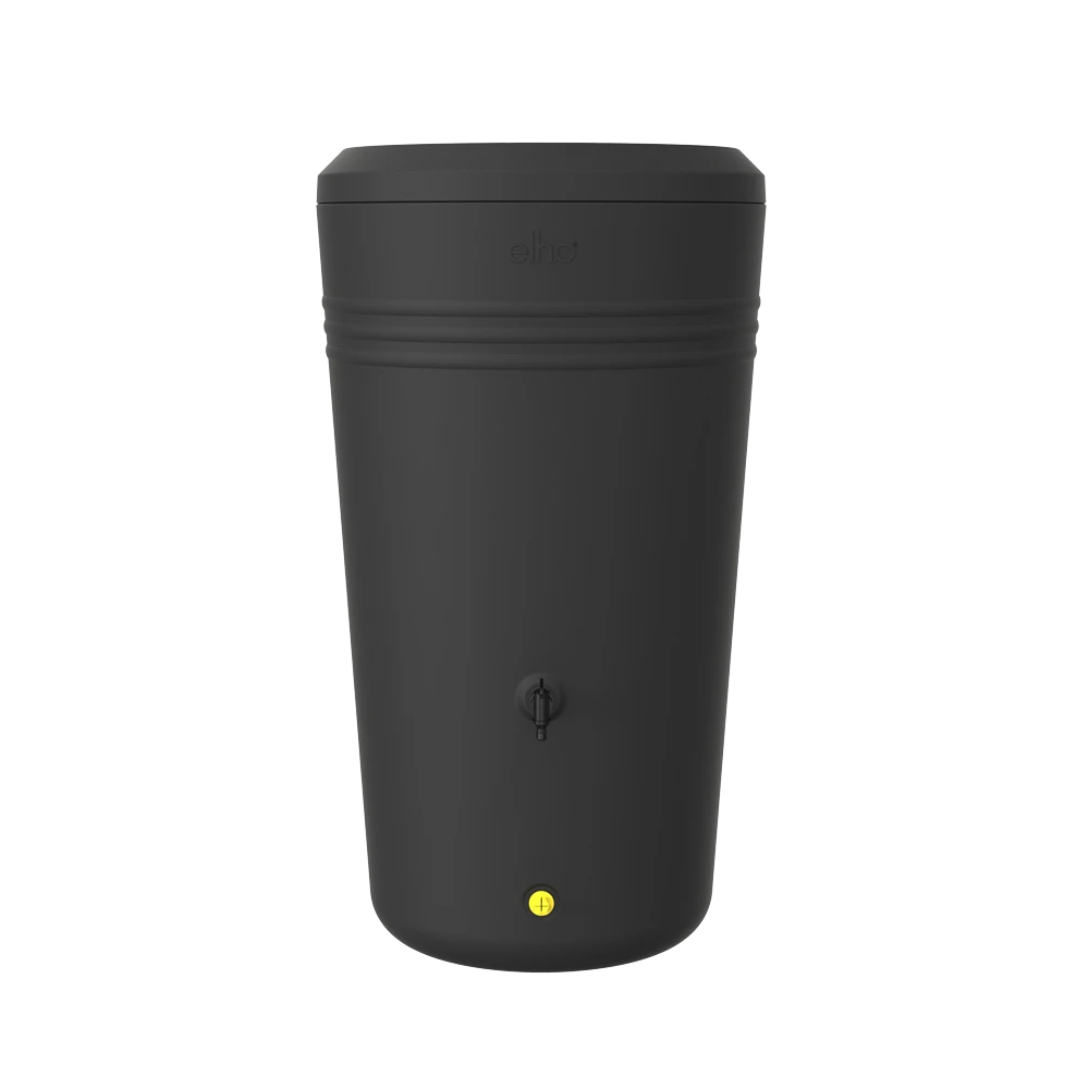 Elho Regenton - Green Basics - 200L - Zwart 5 Elho Regenton - Green Basics - 200L - Zwart - Afbeelding 3