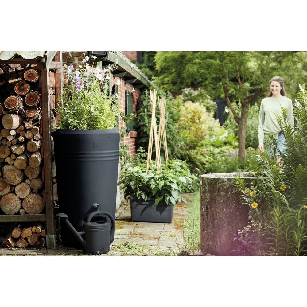 Elho Regenton - Green Basics - 200L - Zwart 7 Elho Regenton - Green Basics - 200L - Zwart - Afbeelding 5