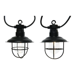 Lumineo Feestverlichting Lichtsnoer - 450cm - 10 LEDS - Warm Wit -Groen Verkoop feestverlichting lichtsnoer 450cm 10 leds warm wit netstroom 3 3