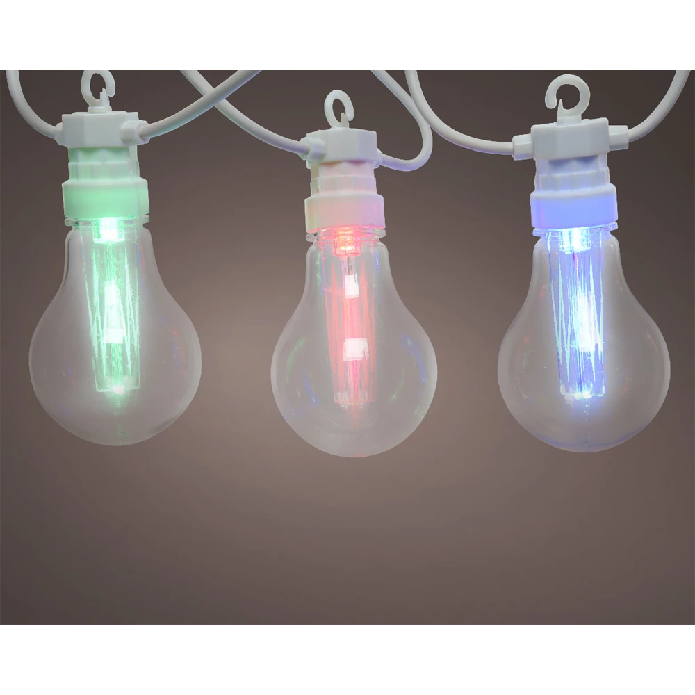 Lumineo Feestverlichting Lichtsnoer - 950cm - 20 LEDS - Multi 4 Lumineo Feestverlichting Lichtsnoer - 950cm - 20 LEDS - Multi - Afbeelding 2