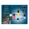 Lumineo Feestverlichting Lichtsnoer - Bolvorm - Twinkel Effect - 950cm - 20 LEDS - Multi