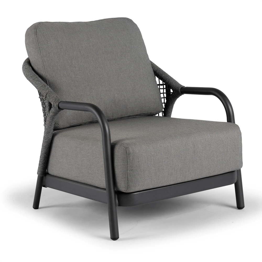 Fiona Loungestoel - Charcoal 3 Fiona Loungestoel - Charcoal