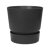 Elho Bloempot Greenville Rond 40cm - Living Black