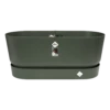 Bloembak Elho Greenville Terrace 80cm - Met Wielen - Bladgroen -Groen Verkoop greenville terrace trough 80cm wheels plantenbak bladgroen 1 10