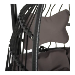 Hangstoel Norway - Inklapbaar - Zwart/Bruin -Groen Verkoop hangstoel norway inklapbaar zwart bruin 4