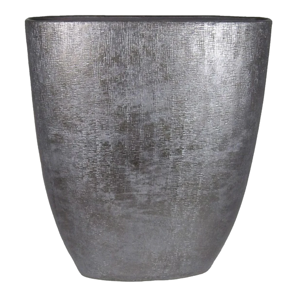 Bloempot Mira Ovaal - L51 X B17 X H57cm - Antraciet 3 Bloempot Mira Ovaal - L51 X B17 X H57cm - Antraciet