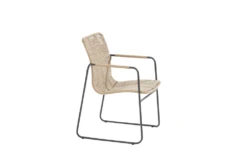 Palma Dining Stoel - Naturel -Groen Verkoop palma dining stoel naturel 4 3