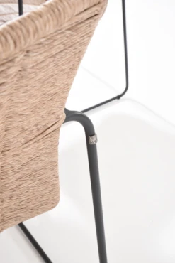 Palma Dining Stoel - Naturel -Groen Verkoop palma dining stoel naturel 5 3