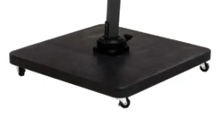 Parasolvoet Voor Zweefparasols Tierra - Gepolijst Graniet - Zwart - 90kg