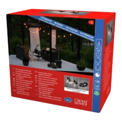 Partylight/Lichtsnoer Feestverlichting LED Dimbaar - 9.5m 20 LED's - Konstsmide -Groen Verkoop partylight lichtsnoer feestverlichting led dimbaar 95m 20 led s konstsmide netstroom 5