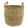 Plantenmand Joris - D33 X H31cm - Naturel -Groen Verkoop plantenmand joris d33 x h31cm naturel plantenmand 1