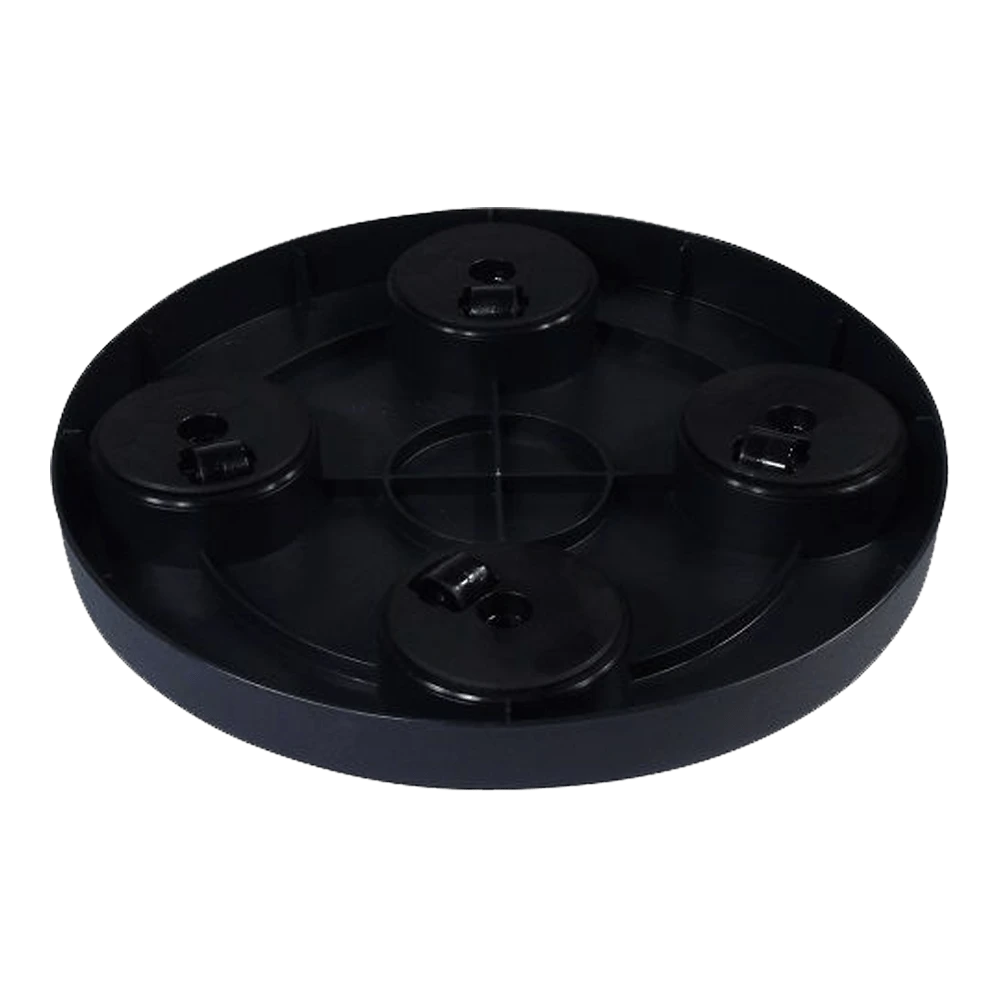 Plantentrolley Rond Kunststof 29cm - Antraciet - Max. 40kg - Nature 4 Plantentrolley Rond Kunststof 29cm - Antraciet - Max. 40kg - Nature - Afbeelding 2