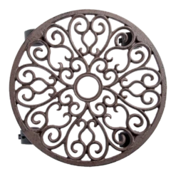 Plantentrolley Rond L - Esschert's Garden -Groen Verkoop plantentrolley rond l esschert s garden plantentrolley 4