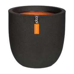 Capi Bloempot Bol Urban Smooth NL - D54 X H52cm - Zwart