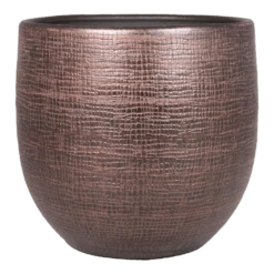 Bloempot Mira - D24 X H22cm - Koper