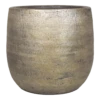 Bloempot Mira - D29 X H27cm - Goud 1 Bloempot Mira - D29 X H27cm - Goud -Groen Verkoop pot mira d29 h27cm industrieel goud bloempot 1