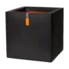 Capi Plantenbak Vierkant Urban Smooth NL - L50 X B50 X H50cm - Zwart