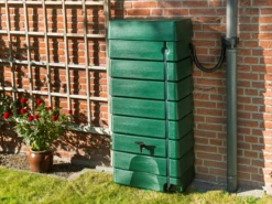 Regentank 276L Kunststof - Groen - H135x60x40cm - Nature -Groen Verkoop regentank 276l kunststof groen h135x60x40cm 7