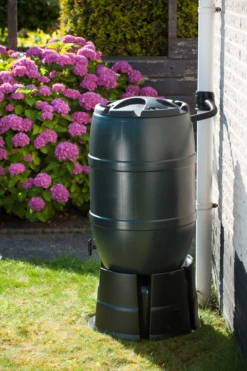 Regenton 120L Kunststof - Groen - H81xu00d850cm - Nature -Groen Verkoop regenton 120l kunststof groen h81x50cm 6 2