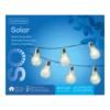 Lumineo Solar Feestverlichting Lichtsnoer - 450cm - 50 LED Lampen - Warm Wit