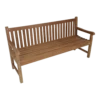 Teak Bank De Luxe - 180cm - Naturel -Groen Verkoop teak bank de luxe 180cm naturel 1 1