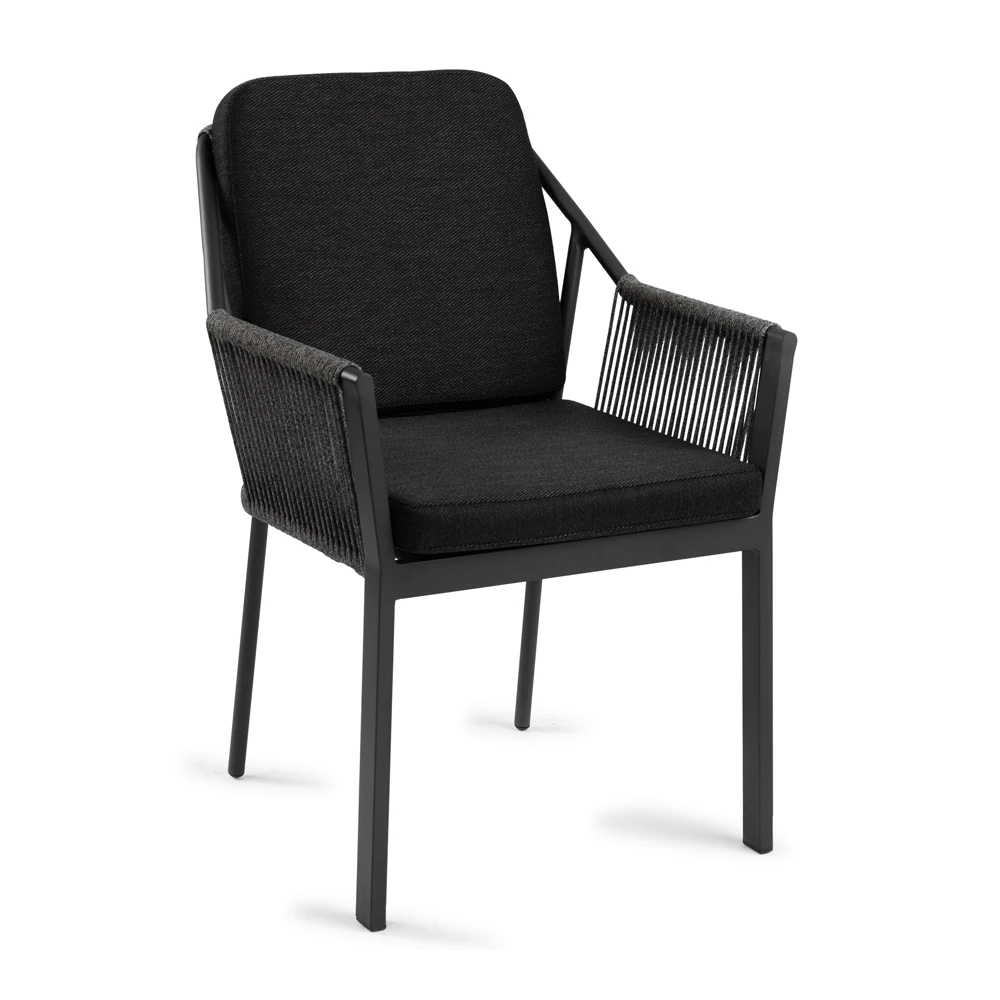 Tuinstoel Liv - Dining Stoel - Zwart 3 Tuinstoel Liv - Dining Stoel - Zwart